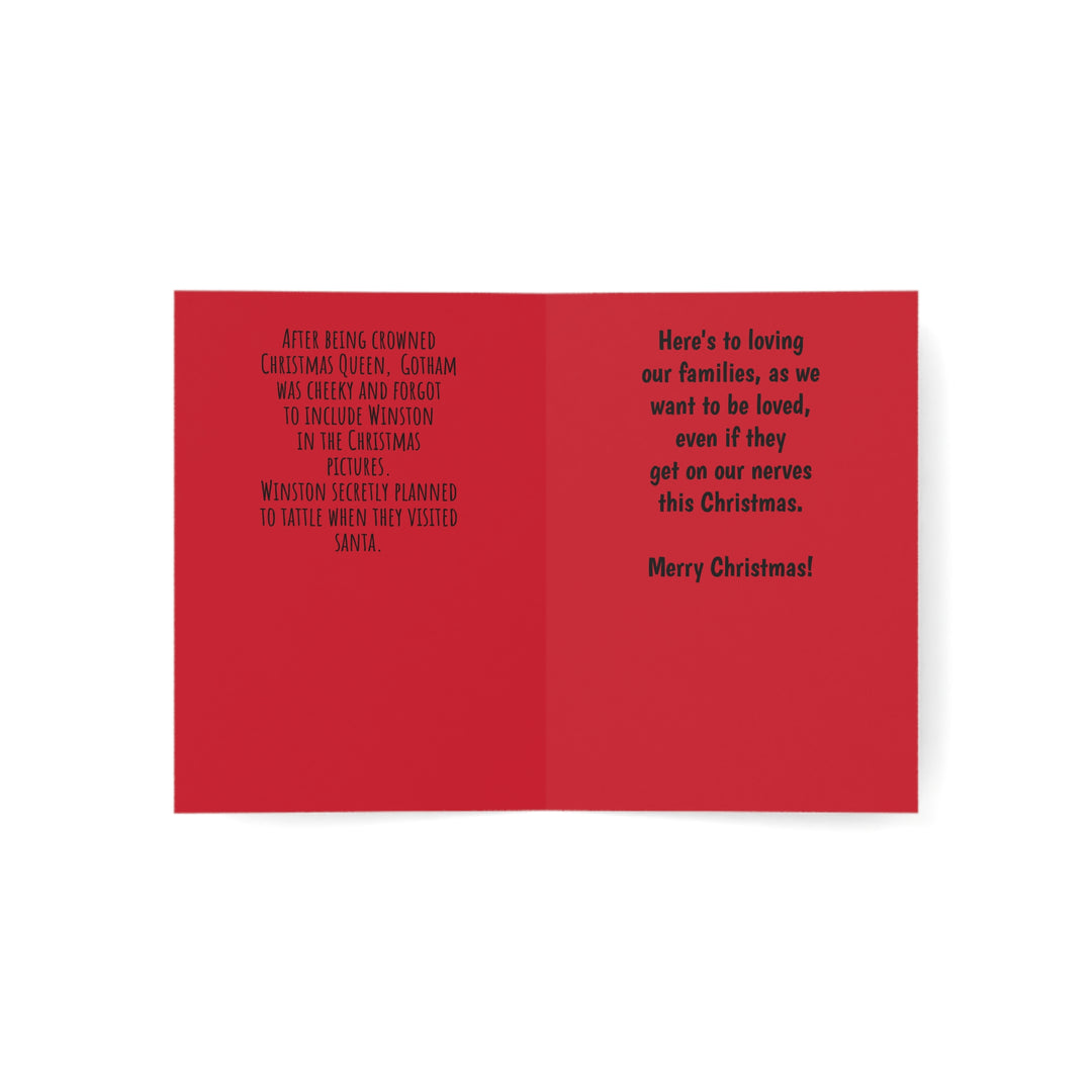 Greeting Cards Cheeky Christmas Queen & Winston Design Set