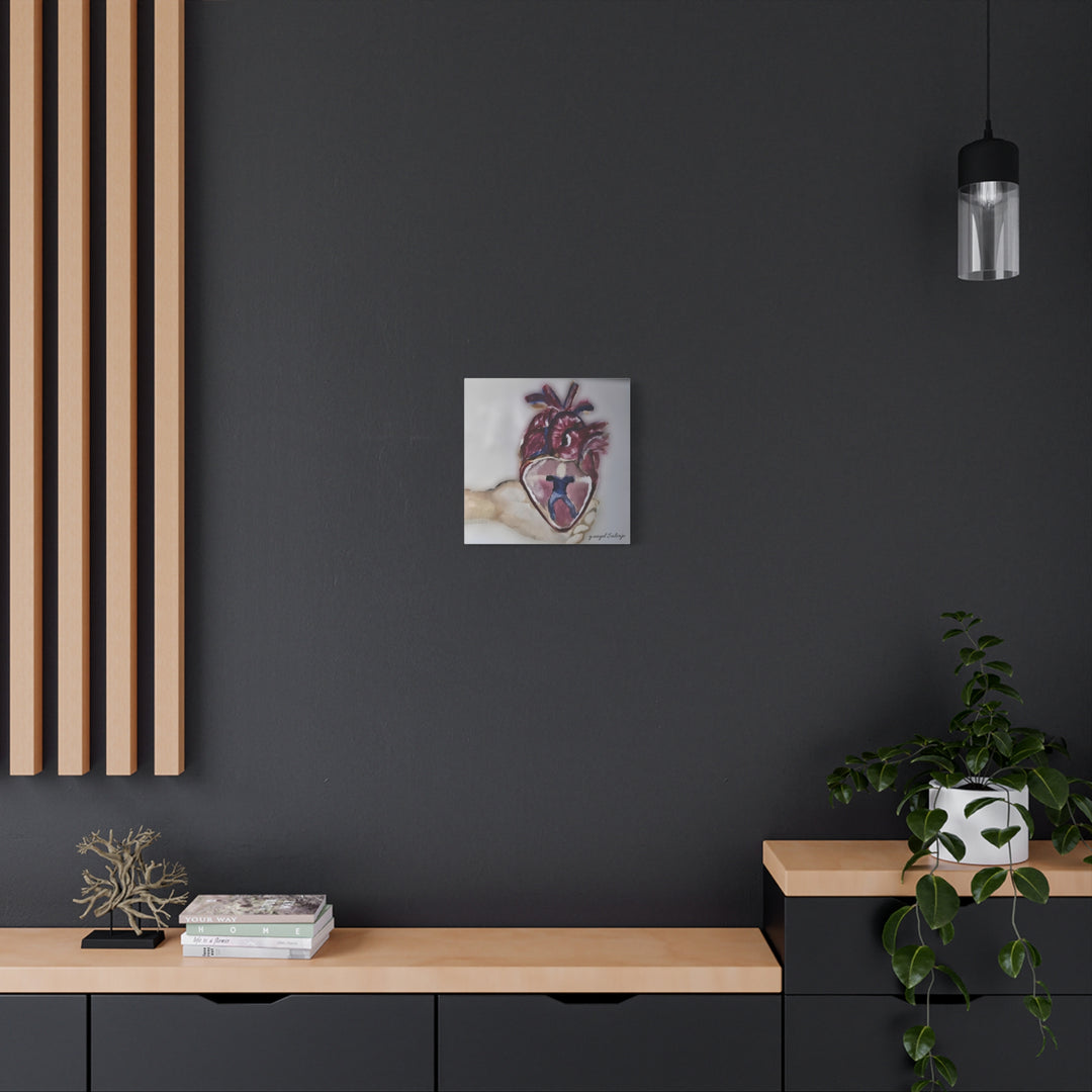 Canvas Print - Abiding Within:Extremely Whole Hearted Sleeves Painting by g angel Salvaje