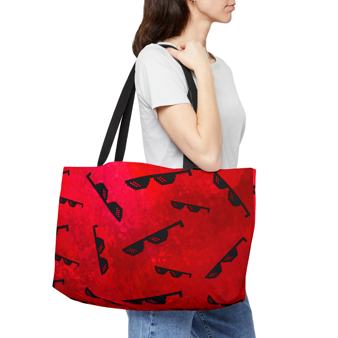 Affermations and Sunglasses Weekender Tote Bag