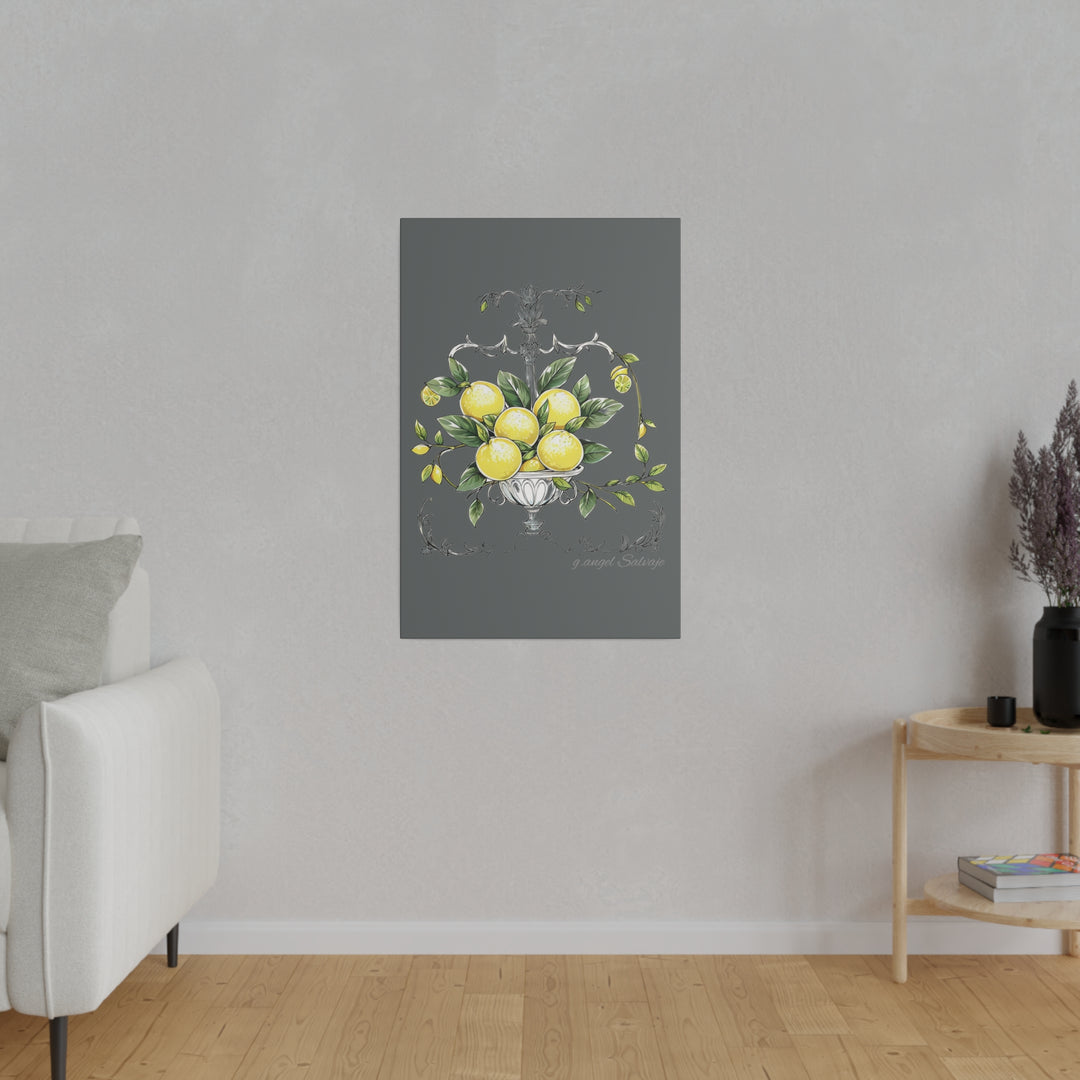 Lemons Centerpiece Matte Canvas, Stretched, 0.75"
