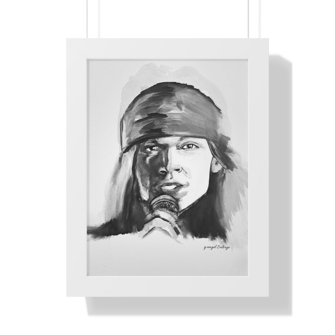 Axle Rose Vertical Poster