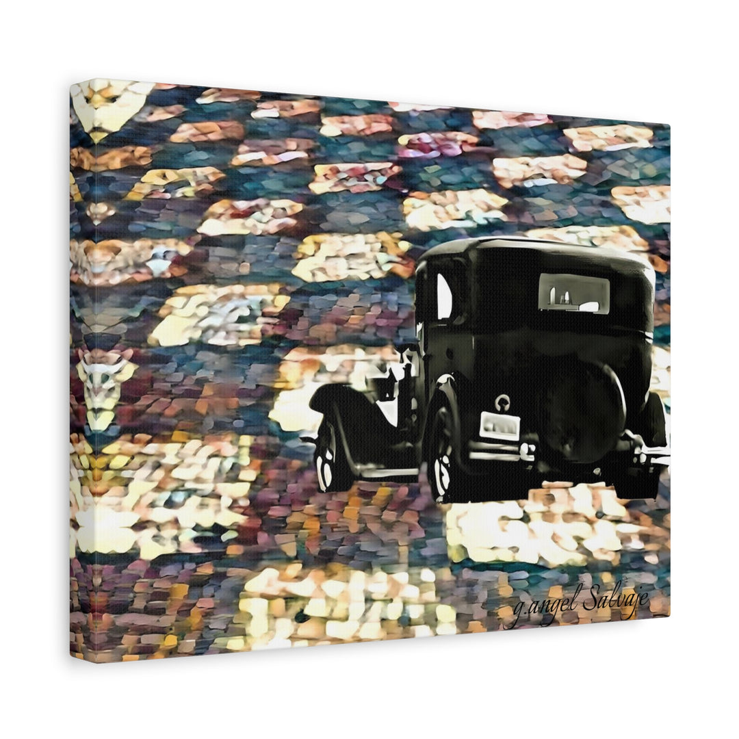 Checkered Past ,Matte Canvas, Stretched, 1.25"