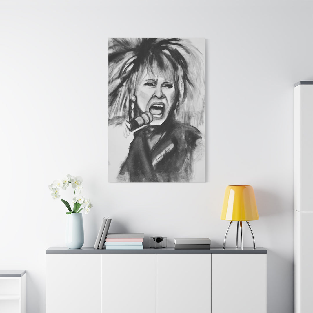 Canvas Print Tina Turner Portrait