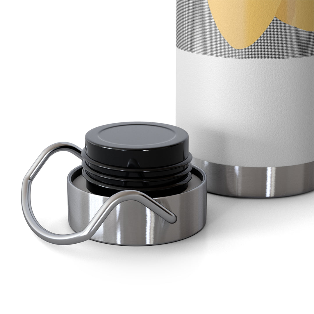 Limoncello Hounds Tooth Copper Vacuum Insulated Bottle, 22oz
