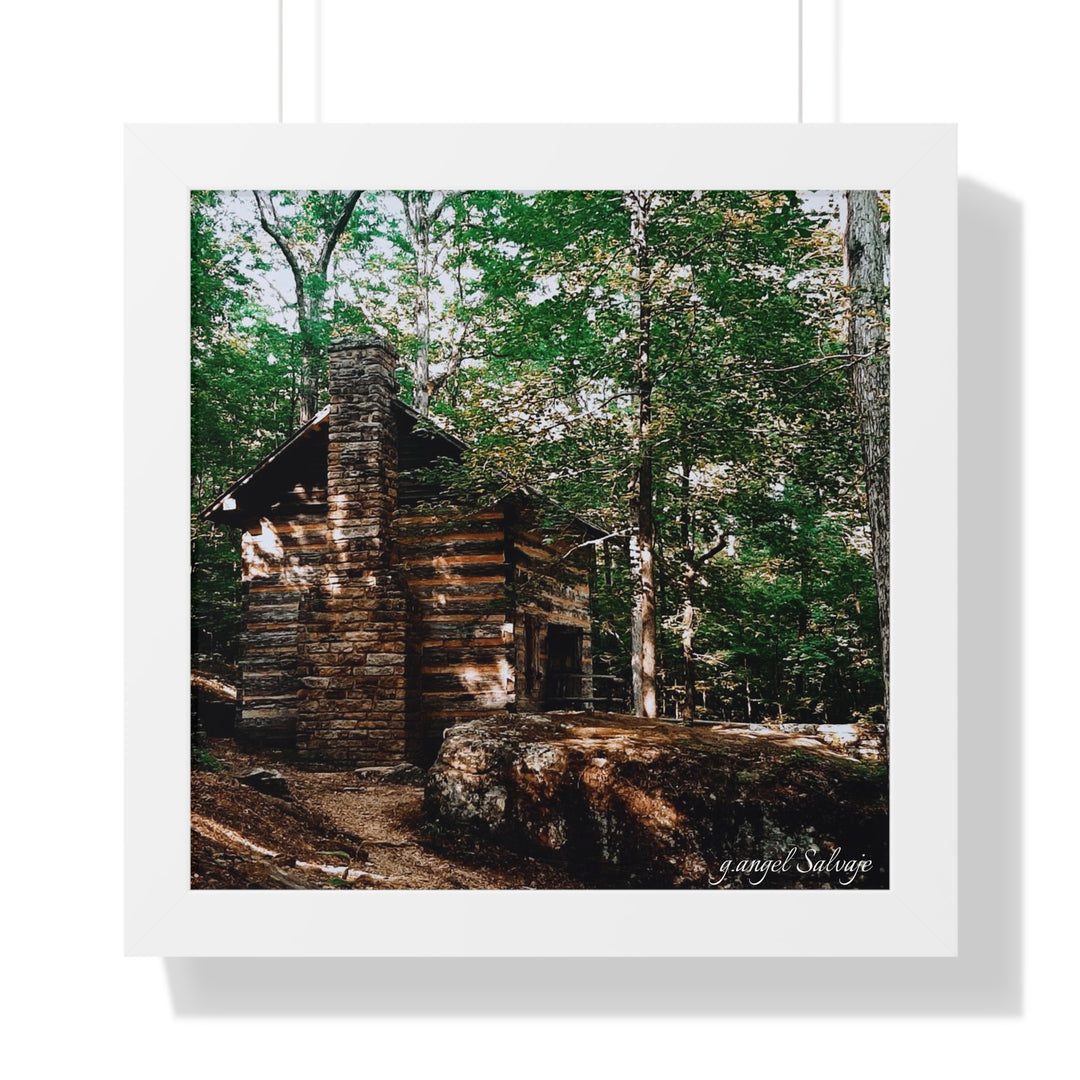 Just a Cabin in the Corner of Gloryland Framed Horizontal Poster