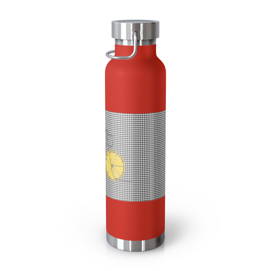 Lemon Keep'uh Pushin'  Copper Vacuum Insulated Bottle, 22oz