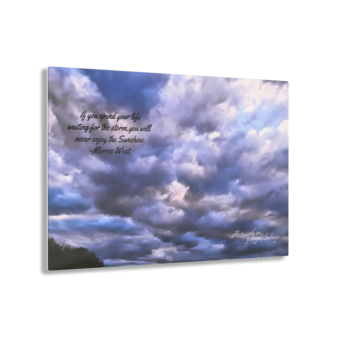 Dont Miss the Sunshine, Morris West Quote Acrylic Prints