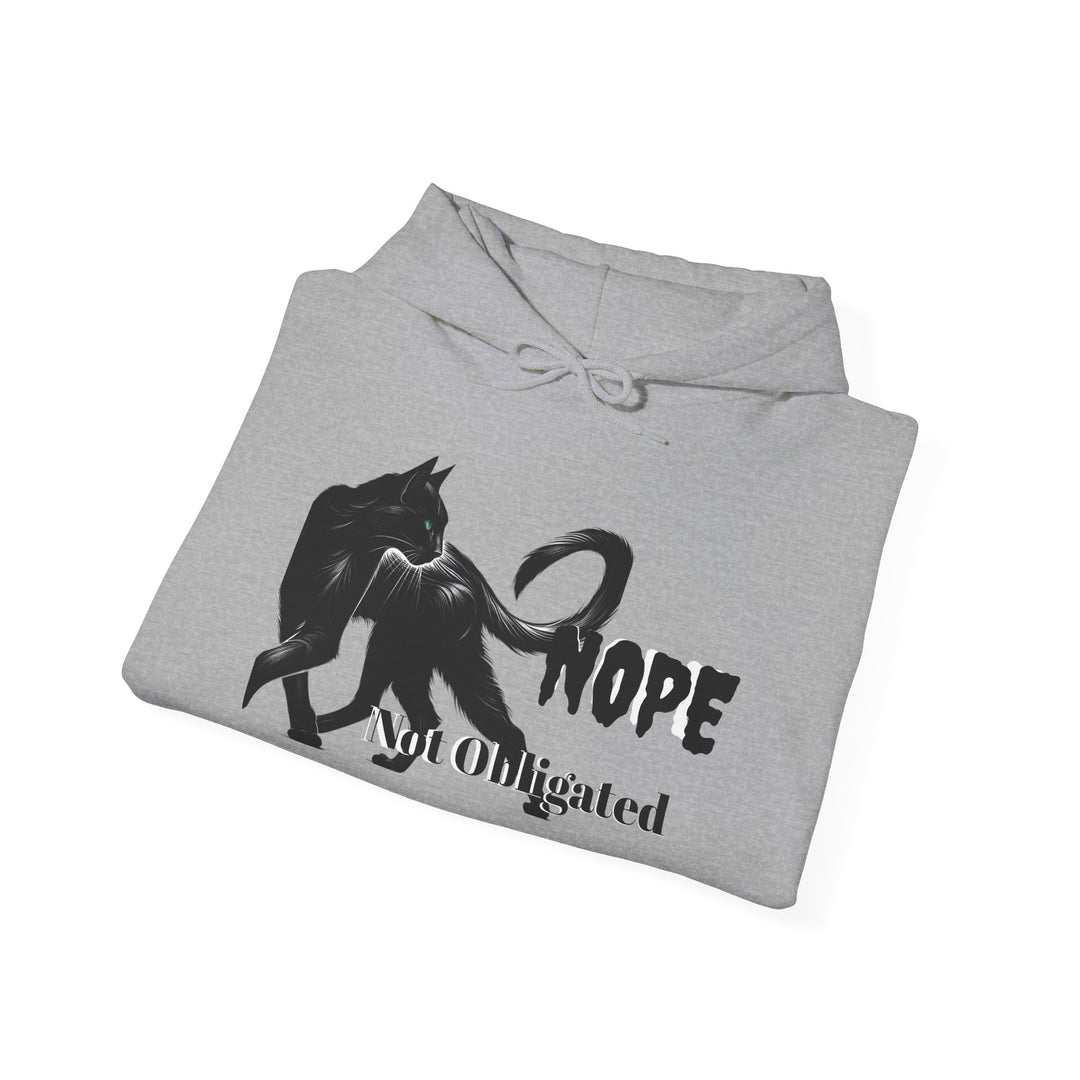 Hooded Sweatshirt - Feral Cat Drama Free Design