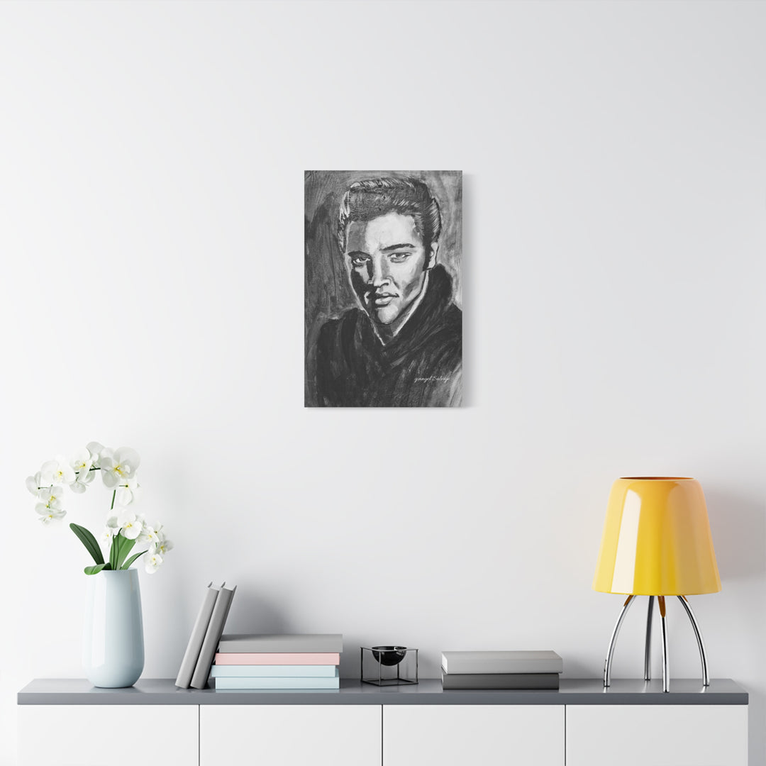 Elvis Canvas Print, from the Rock and Roll Series