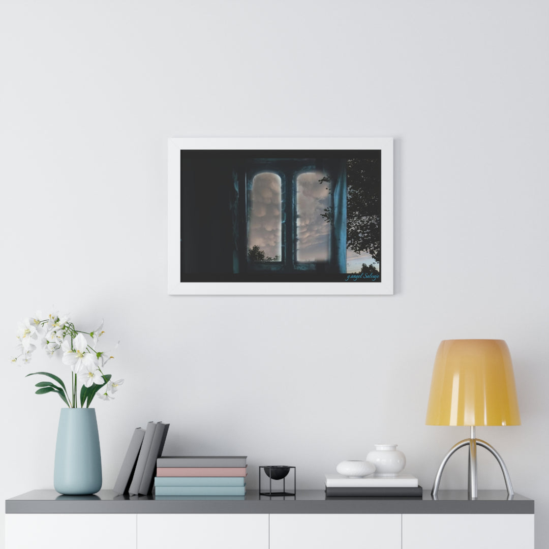 Walk into the Sky Framed Horizontal Poster
