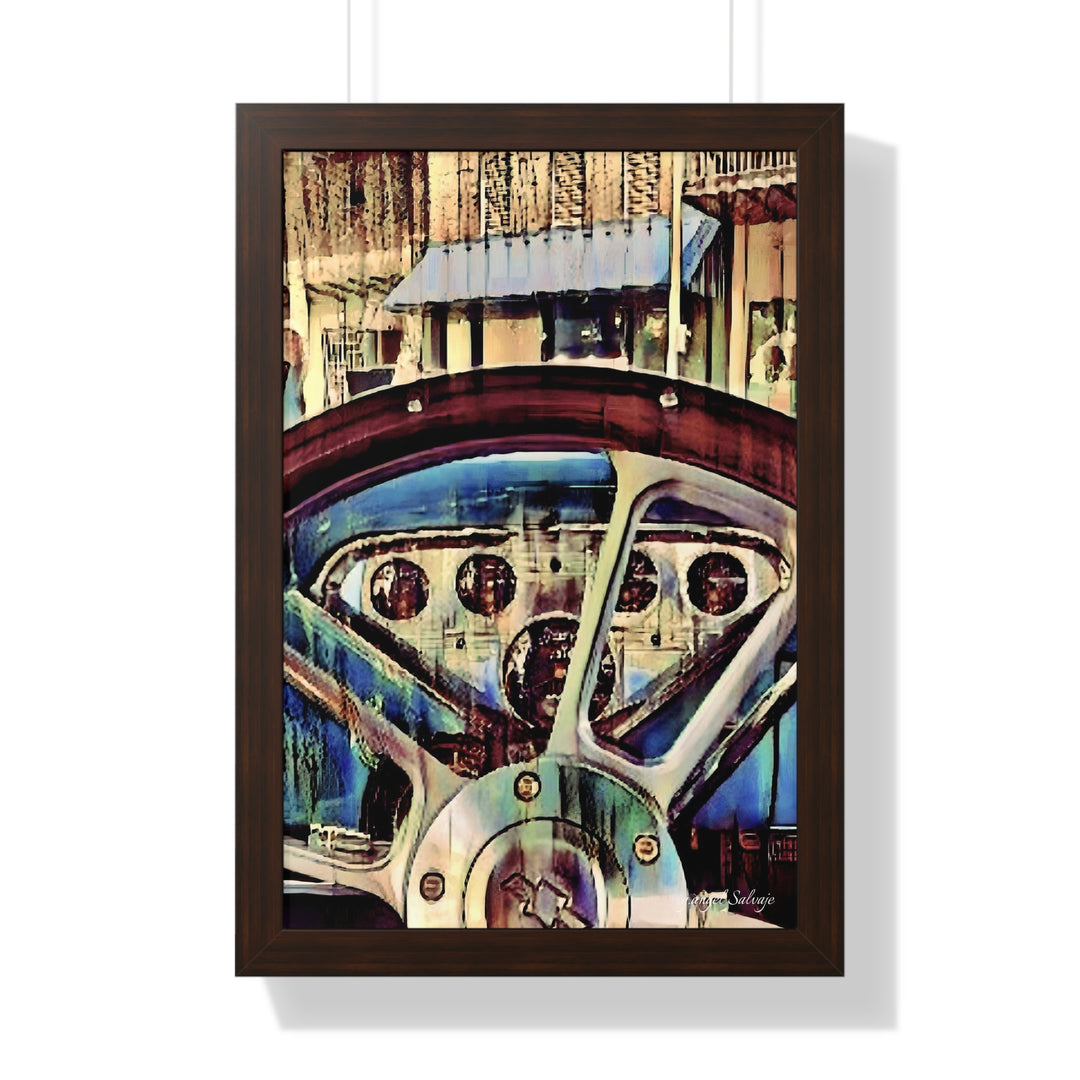 Chevy Apache Driver's Seat Framed Vertical Poster