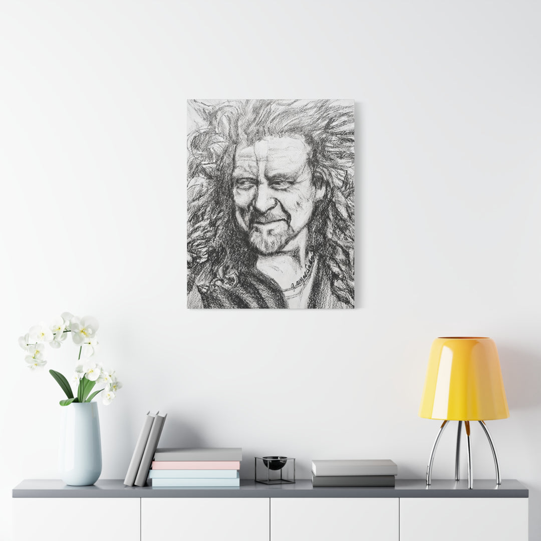 Canvas Print - Robert Plant Rock and Roll Portrait