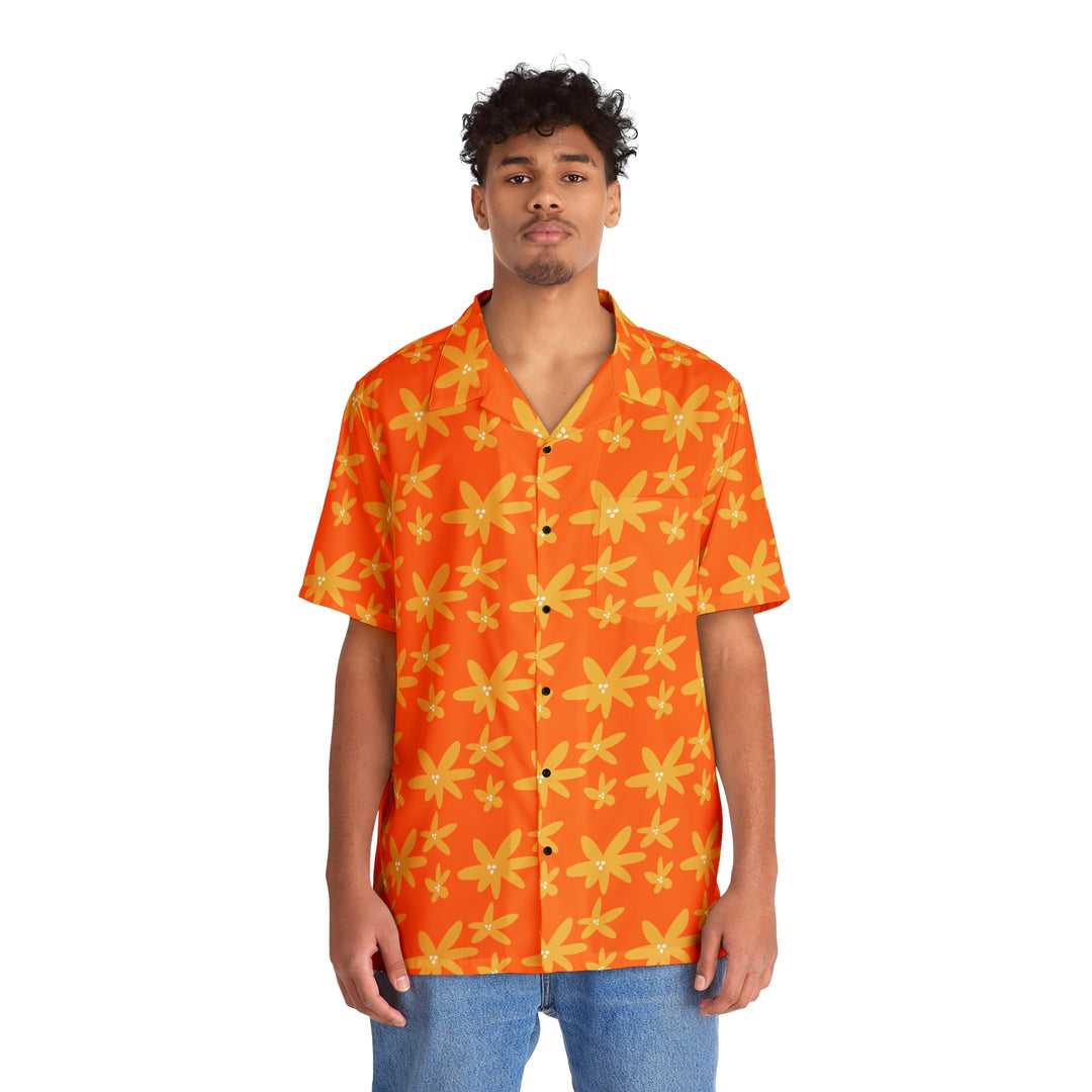 Hibiscus Sunsets Men's Hawaiian Shirt (AOP)