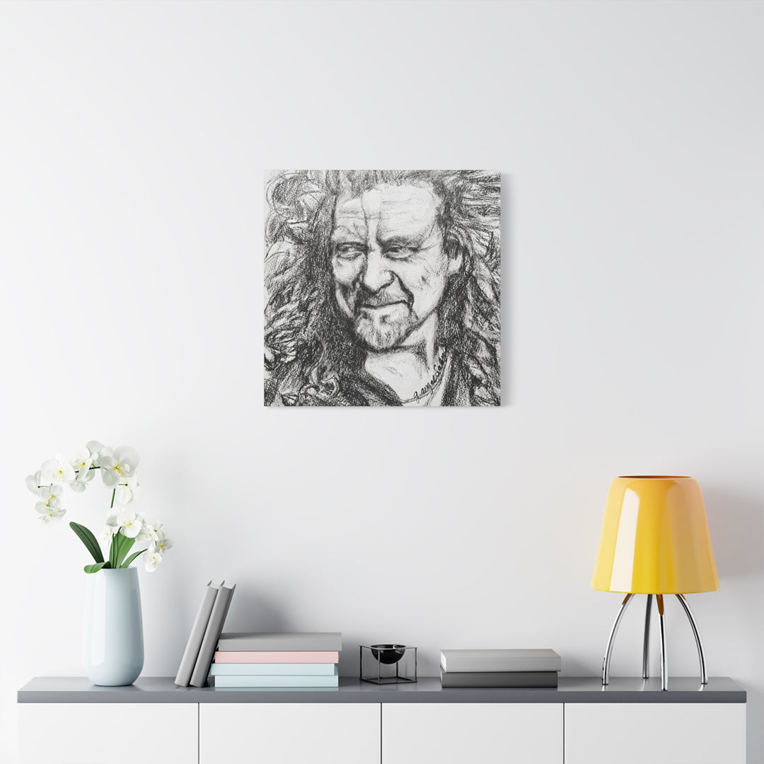 Canvas Print - Robert Plant Rock and Roll Portrait