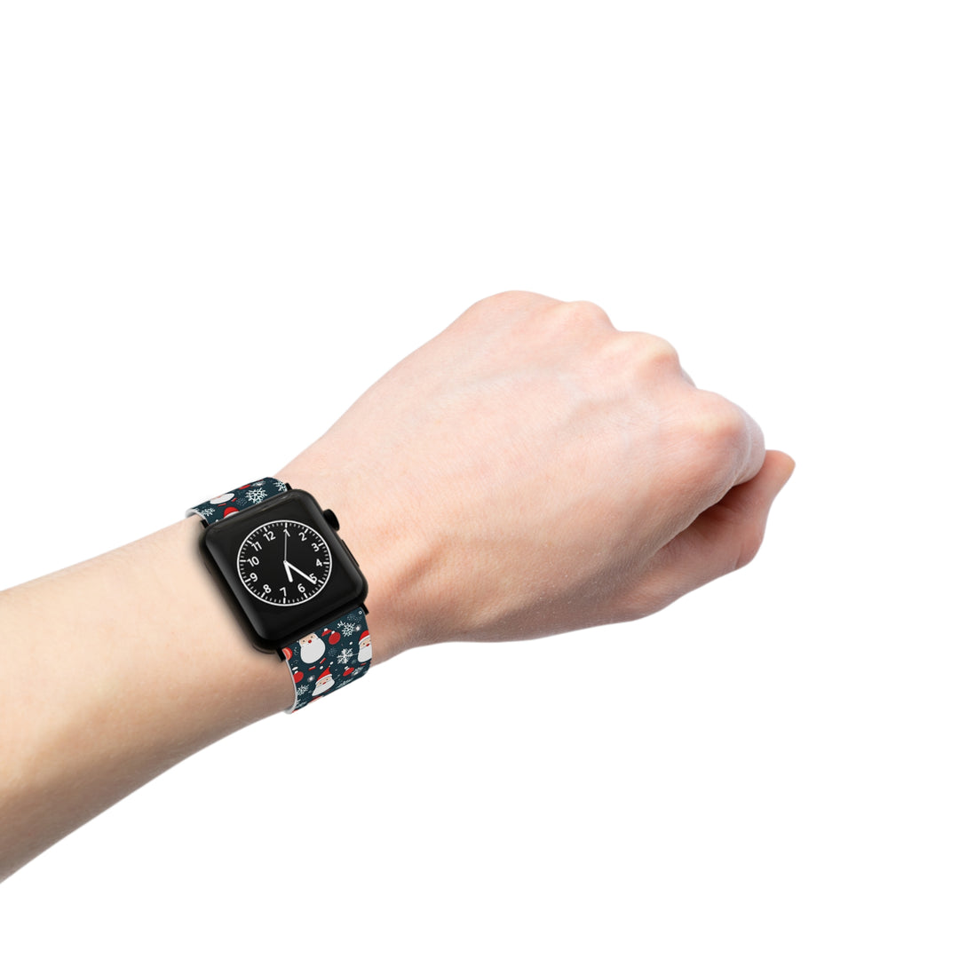 Santa and snowflakes Watch Band for Apple Watch