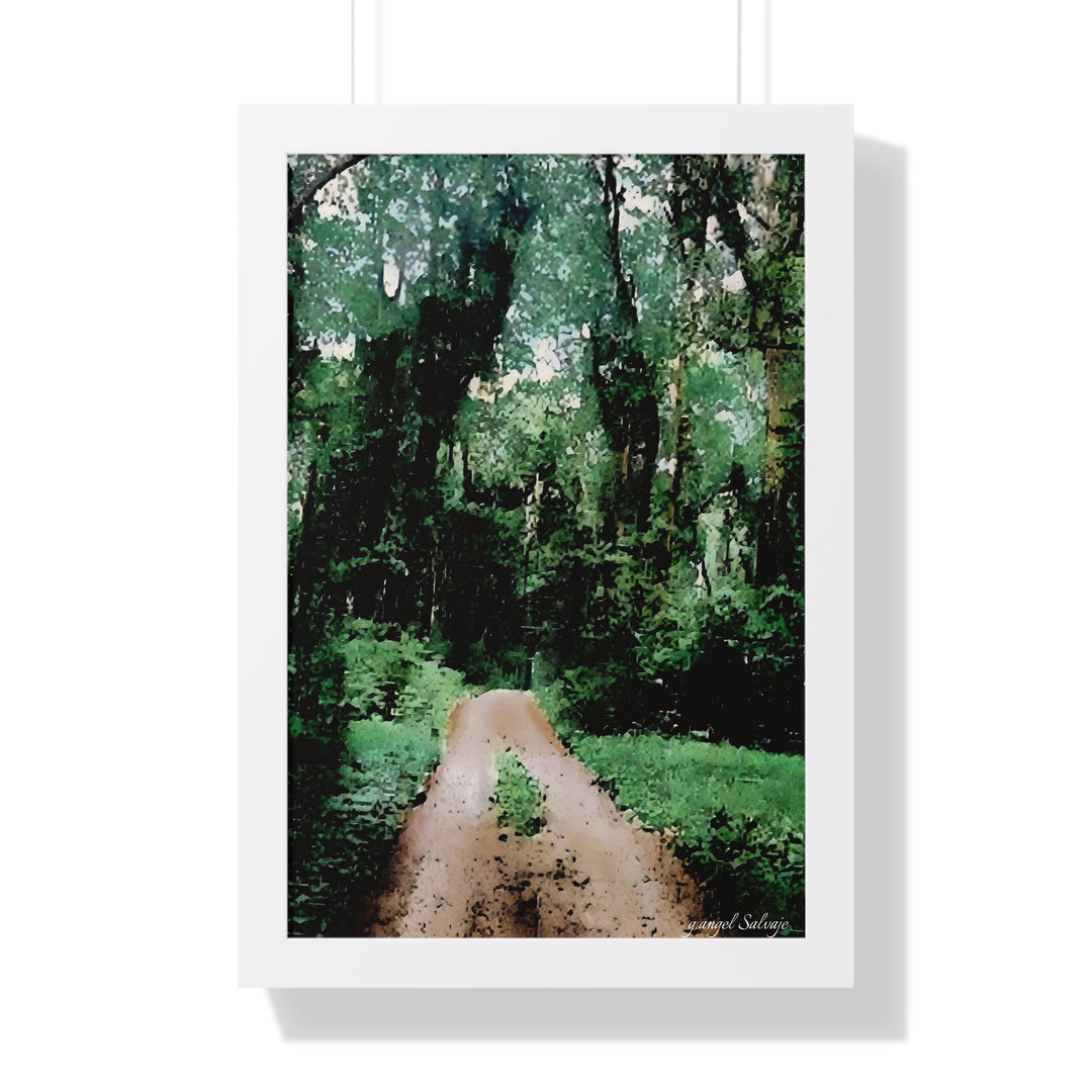 Life Viewed in Retrospect Framed Vertical Poster