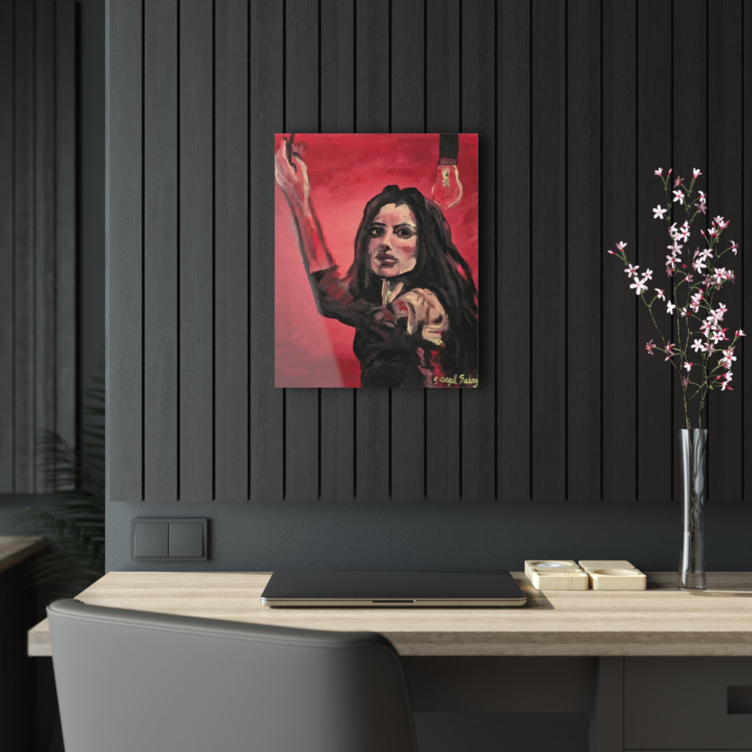 Acrylic Print - Roxanne Turn Off the Red Light, Inspired by Songs about Sex Trafficking