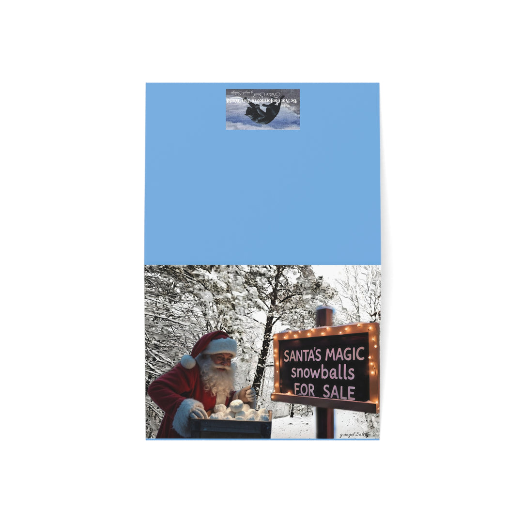 Accept No Imitations Christmas Magic Greeting Cards horizontal
