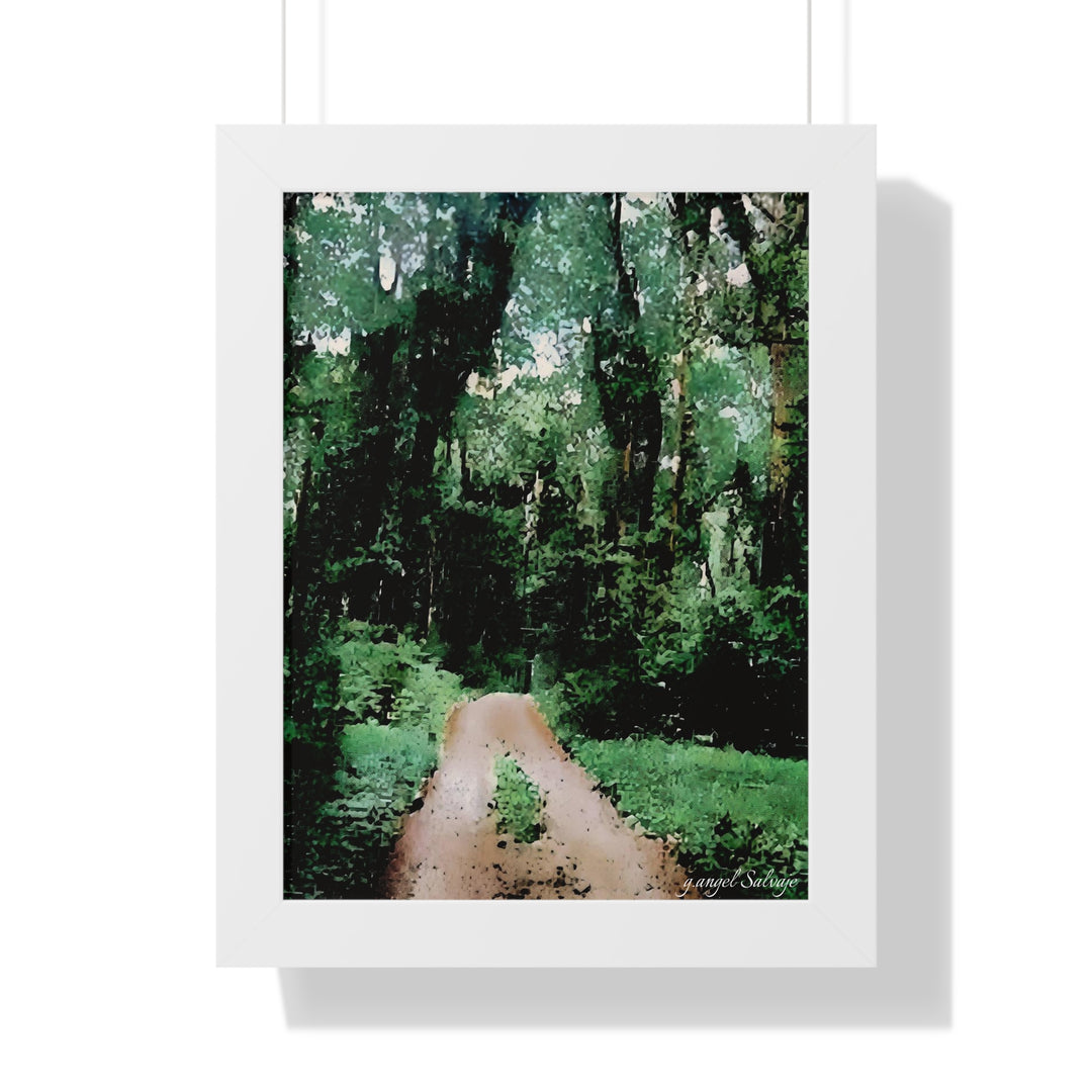 Life Viewed in Retrospect Framed Vertical Poster