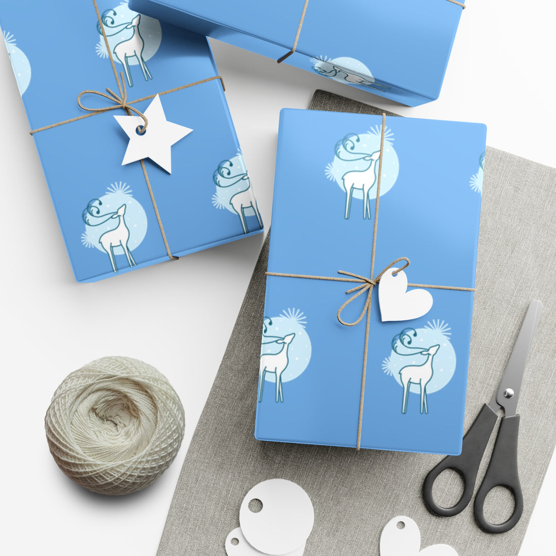 Reindeer in the Snow Gift Wrap Papers