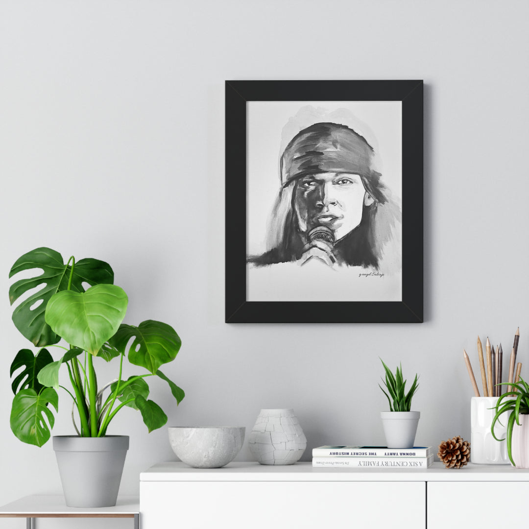 Axle Rose Vertical Poster
