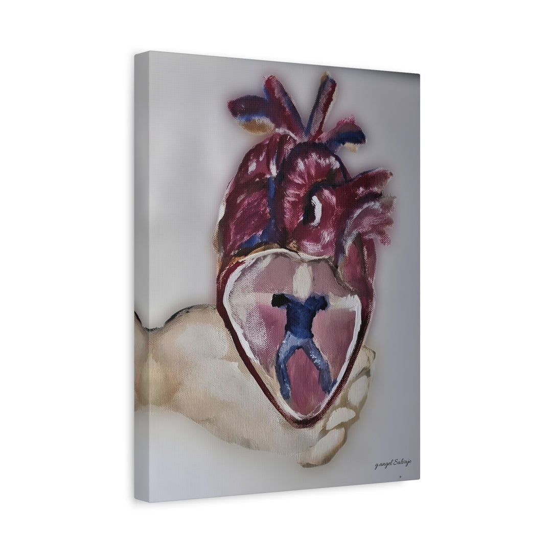 Canvas Print - Abiding Within:Extremely Whole Hearted Sleeves Painting by g angel Salvaje