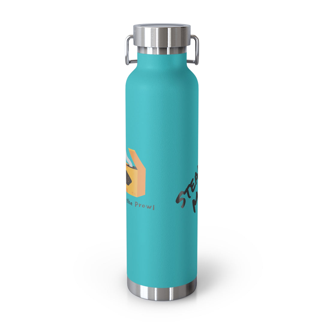Secret Agent Cat Copper Vacuum Insulated Bottle, 22oz