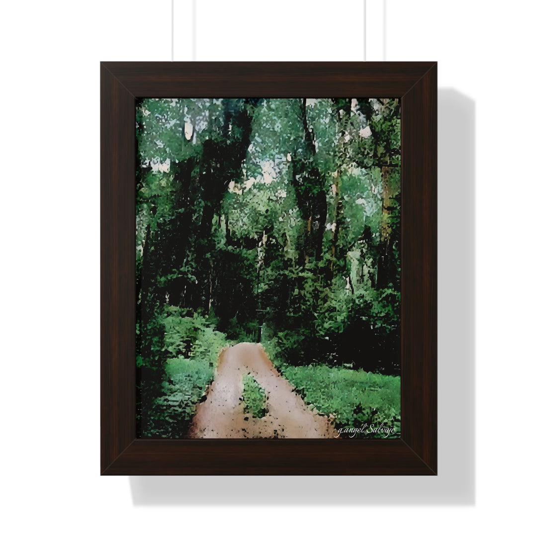 Life Viewed in Retrospect Framed Vertical Poster