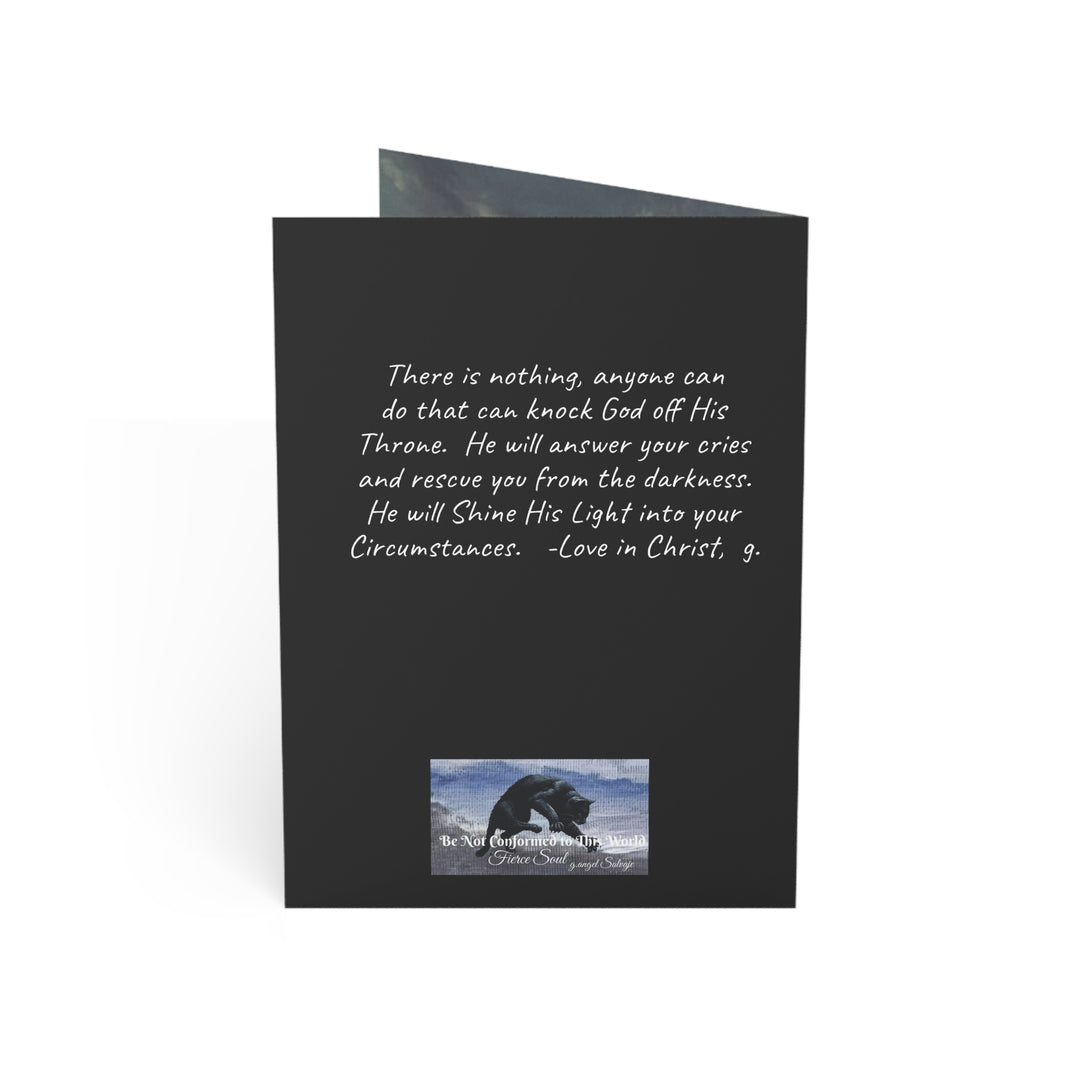 Encouragement Greeting Cards -  He Protects Us - Inspirational Set of 10, 30, or 50pcs