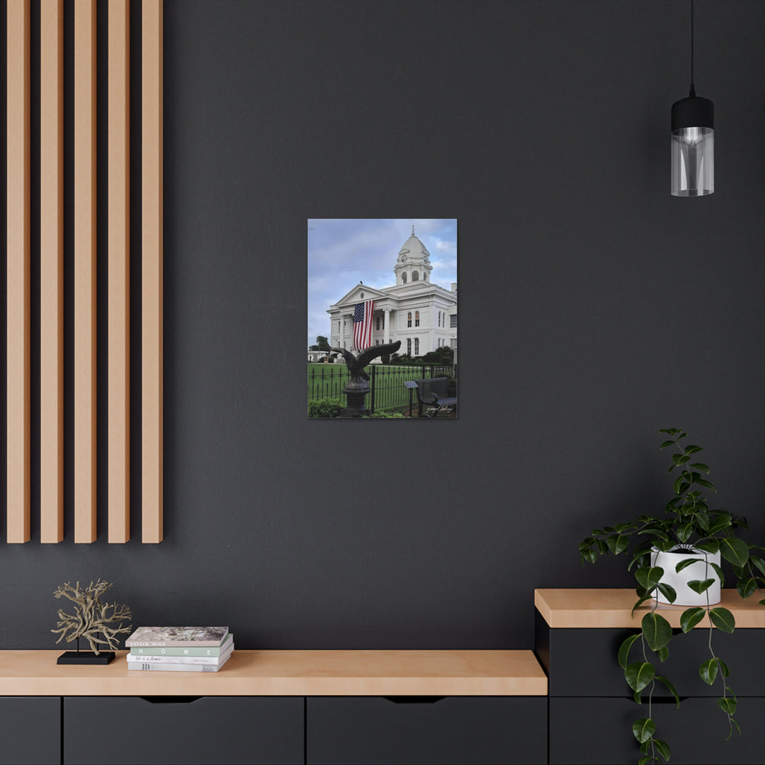 Colbert County Flag and Eagle Canvas Gallery Wraps