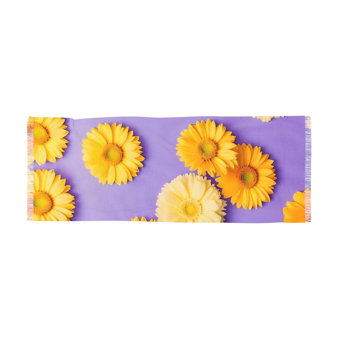 Daiseys on Lavender Light Scarf