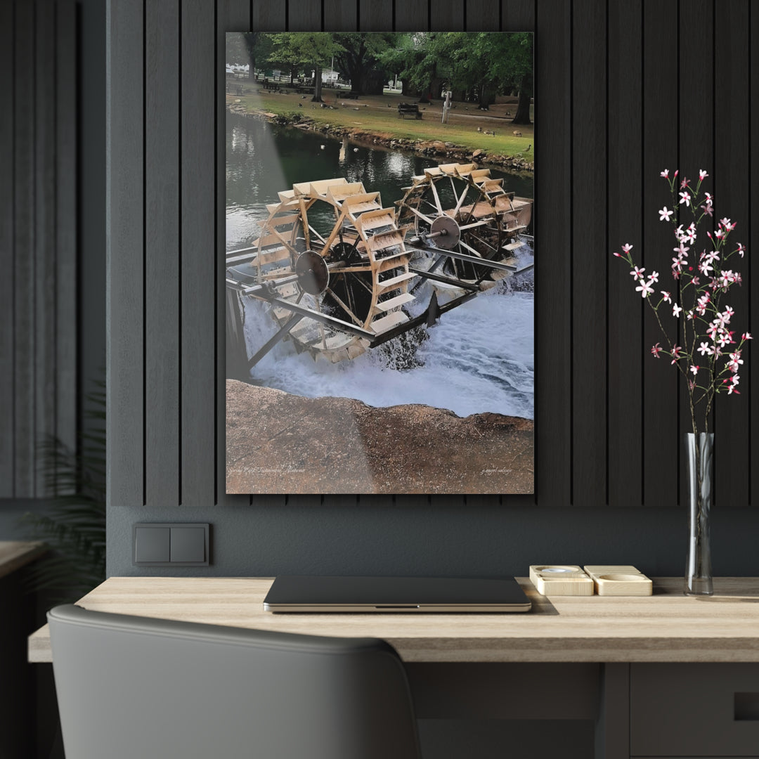 Water Wheel , Spring Park  Acrylic Prints