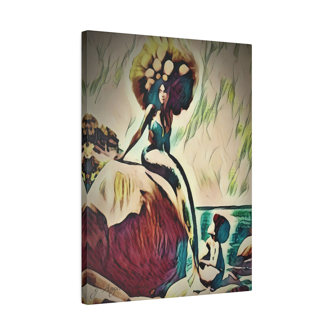 Mermaid Madonna Canvas, Stretched, 0.75"