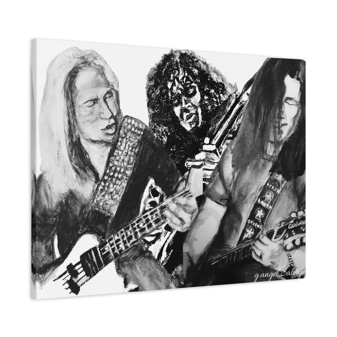 Canvas Print - Slaughter Band Mad About You painting Compilation g angel Salvaje