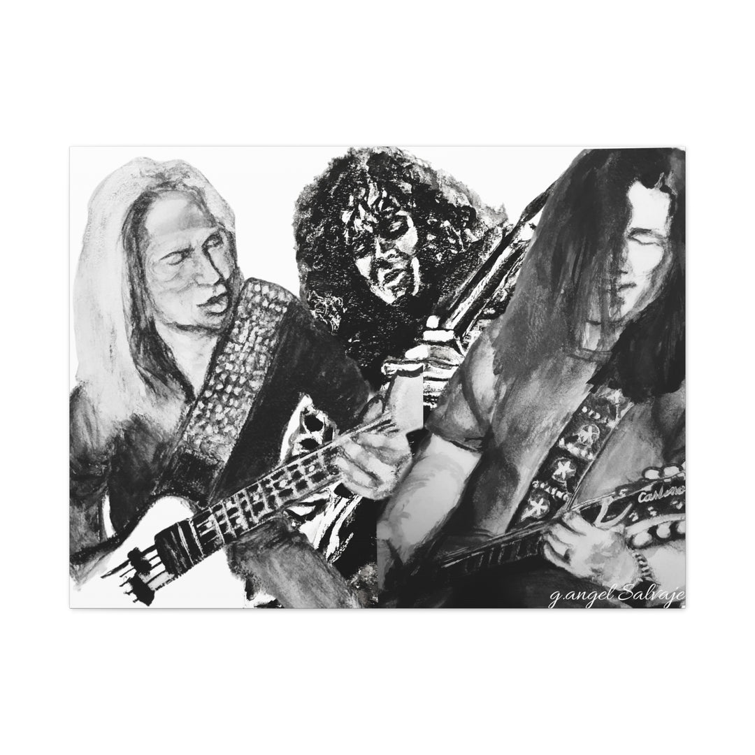 Canvas Print - Slaughter Band Mad About You painting Compilation g angel Salvaje