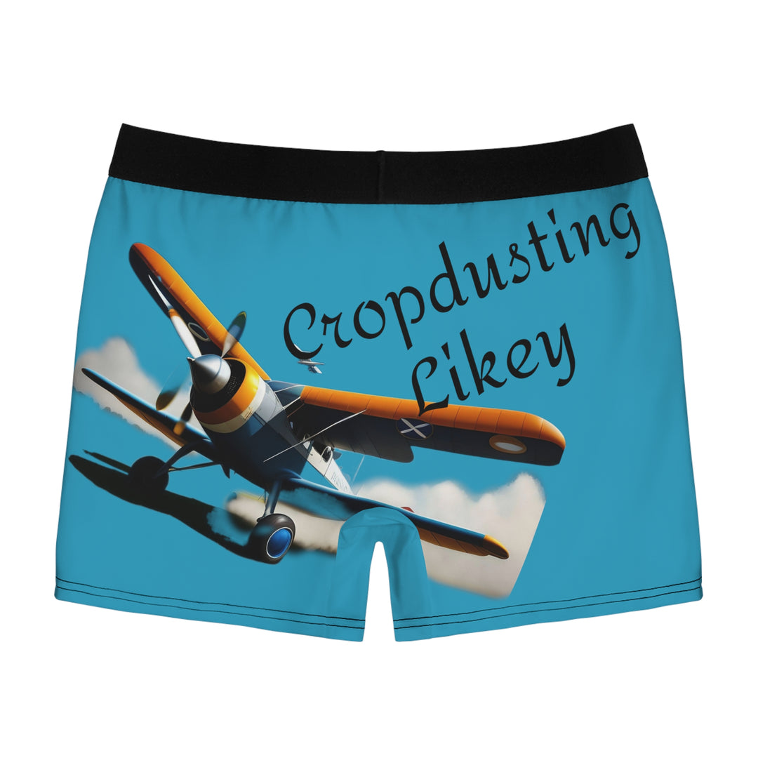 Be informed CROPDUSTING Men's Boxer Briefs (AOP)