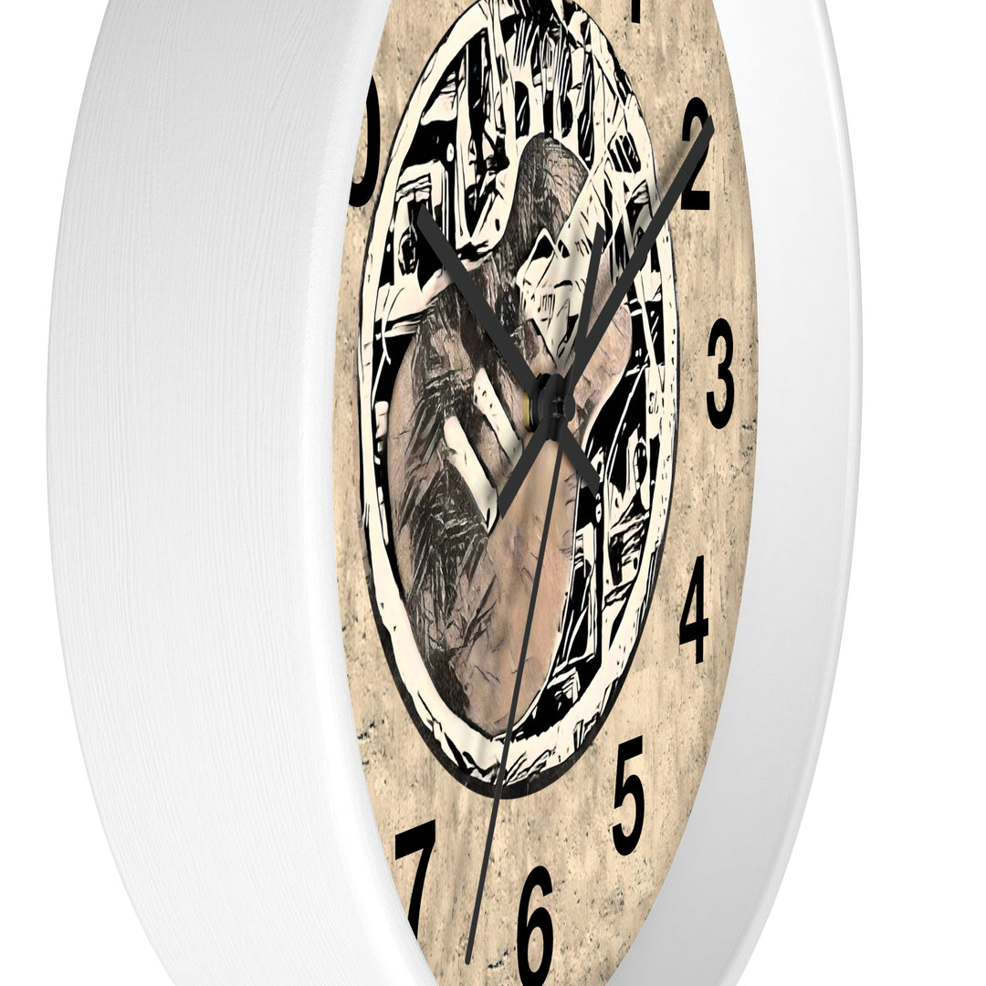 A Little Sketchy Guitar on Nashville Wall Clock