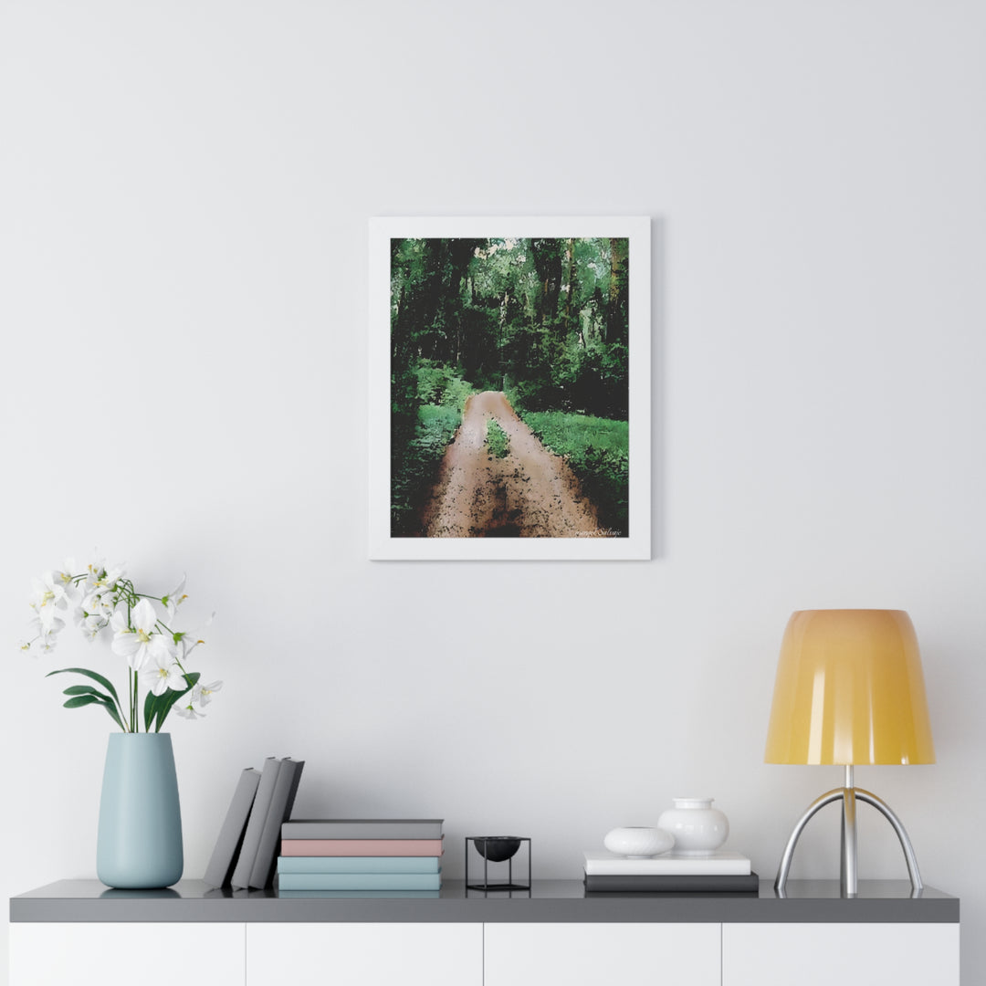 Life Viewed in Retrospect Framed Vertical Poster
