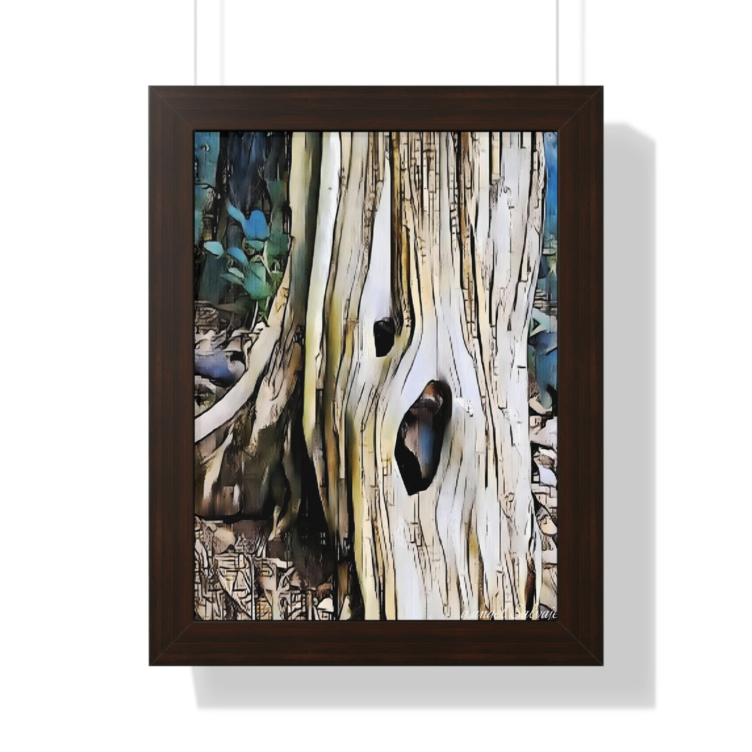 It Is All About What is Hidden Within Framed Vertical Poster