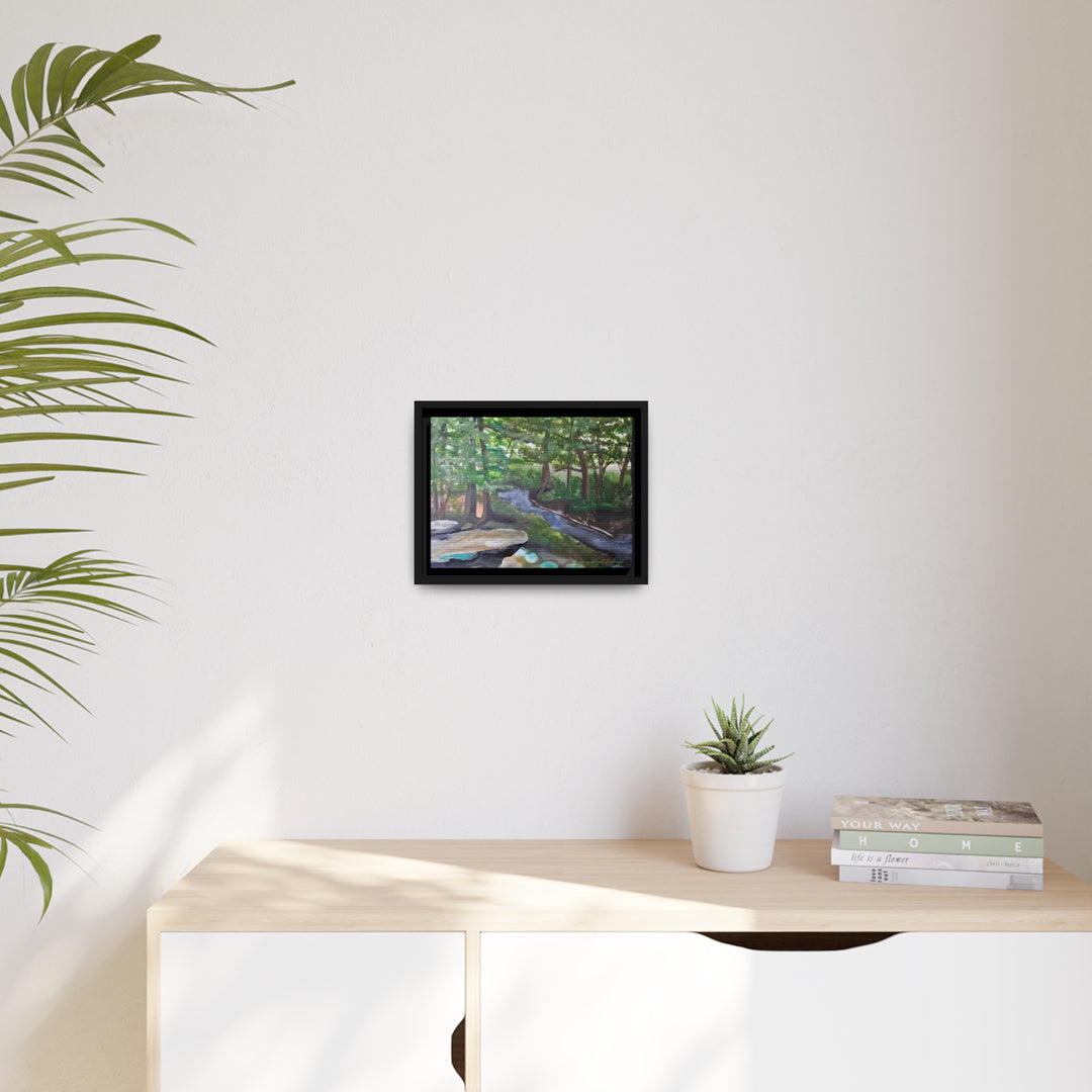 Rivers Within Matte Canvas, Black Frame