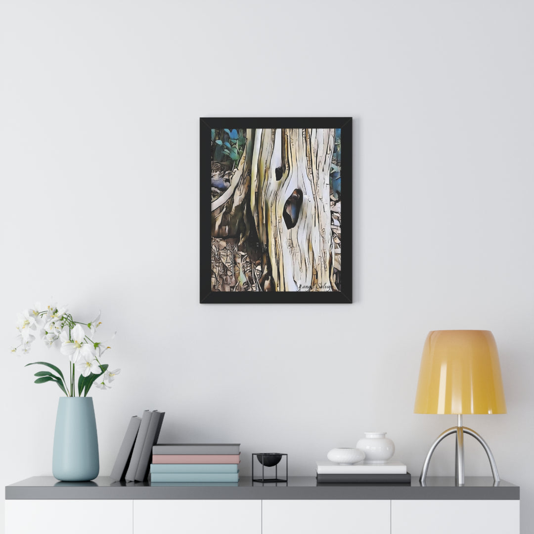 It Is All About What is Hidden Within Framed Vertical Poster