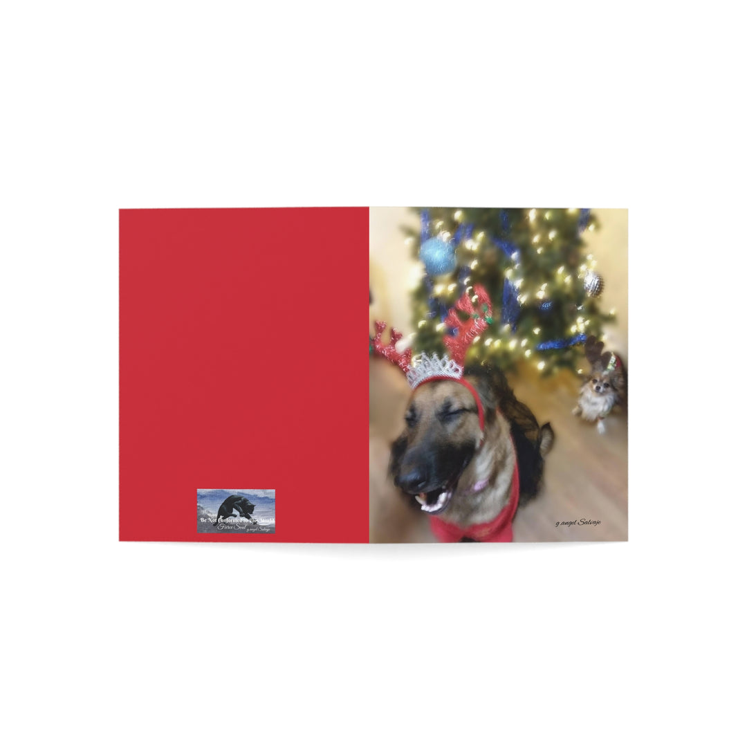 Greeting Cards Cheeky Christmas Queen & Winston Design Set