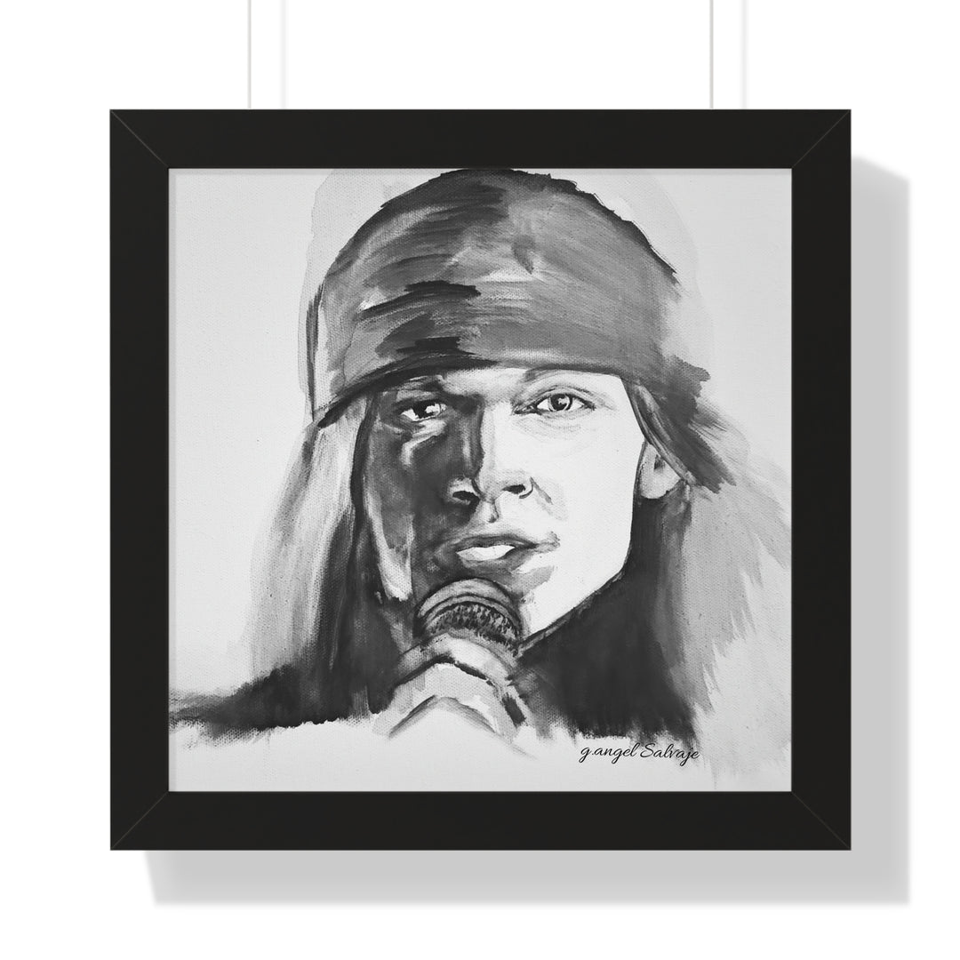 Axle Rose Vertical Poster