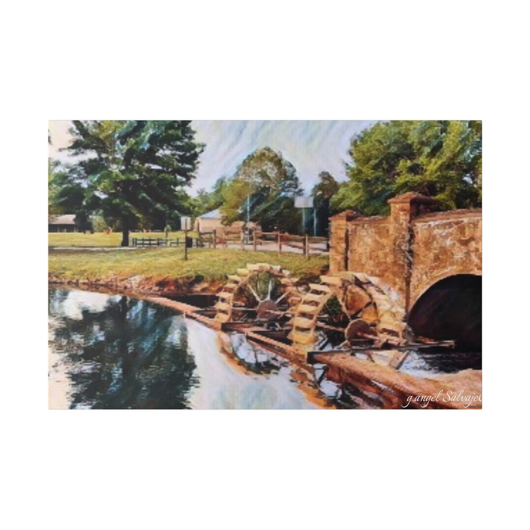 Water Under the Bridge, Spring Park Matte Canvas, Stretched, 0.75"