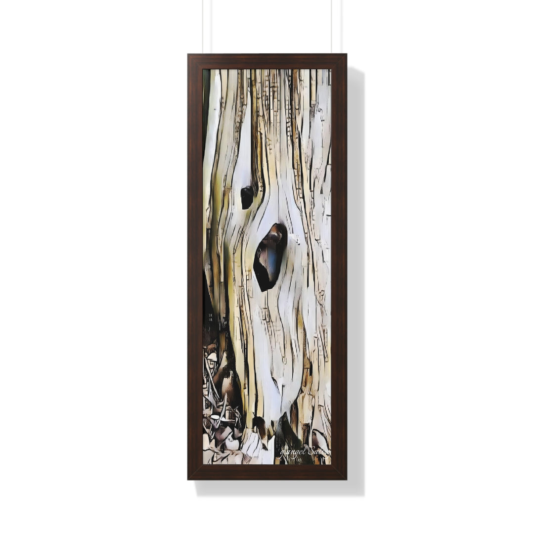 It Is All About What is Hidden Within Framed Vertical Poster