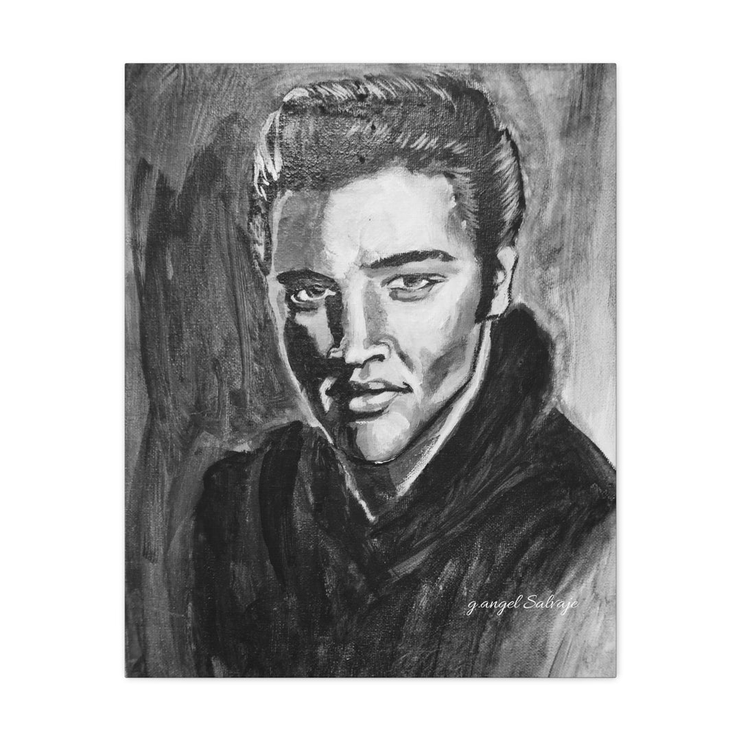 Elvis Canvas Print, from the Rock and Roll Series