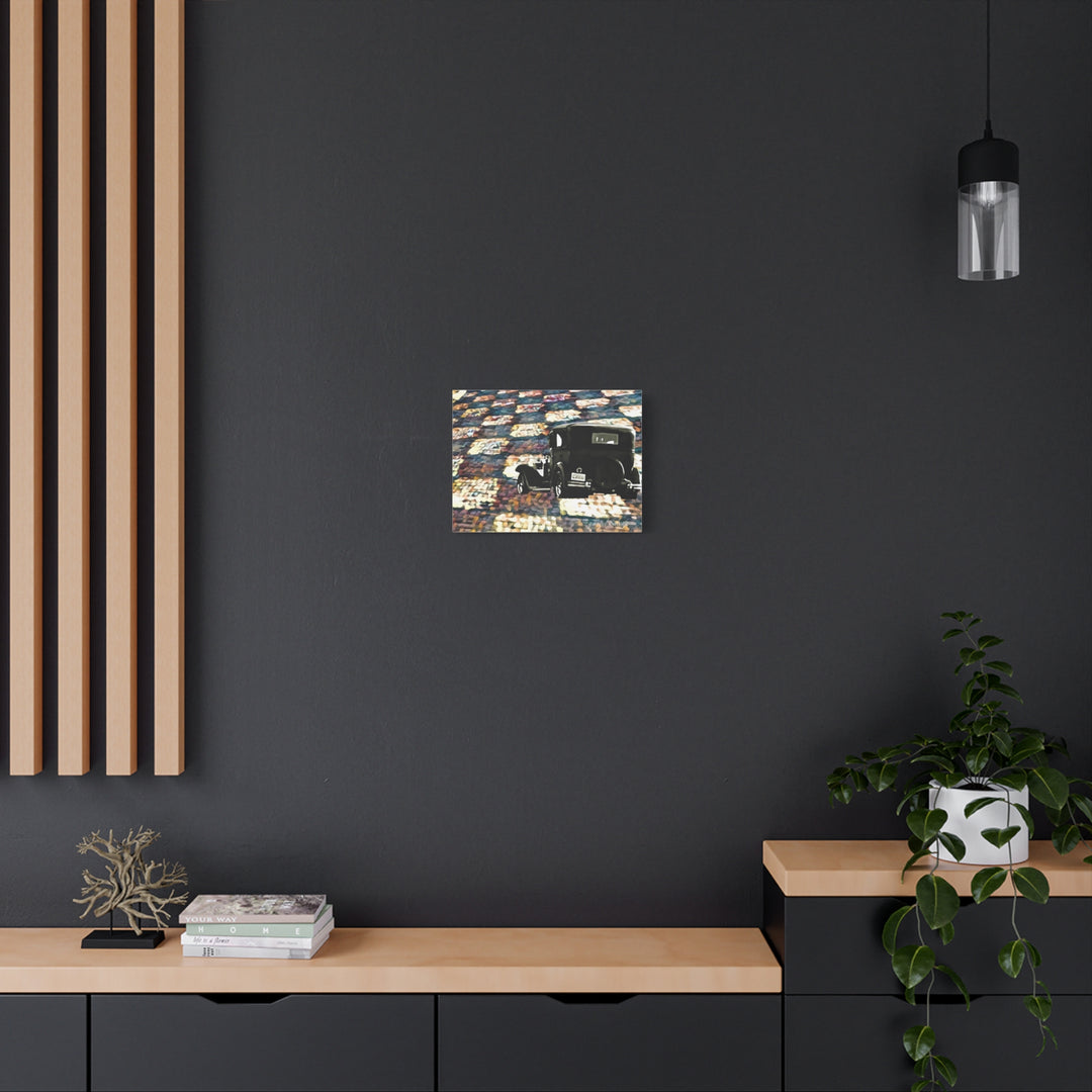 Checkered Past ,Matte Canvas, Stretched, 1.25"