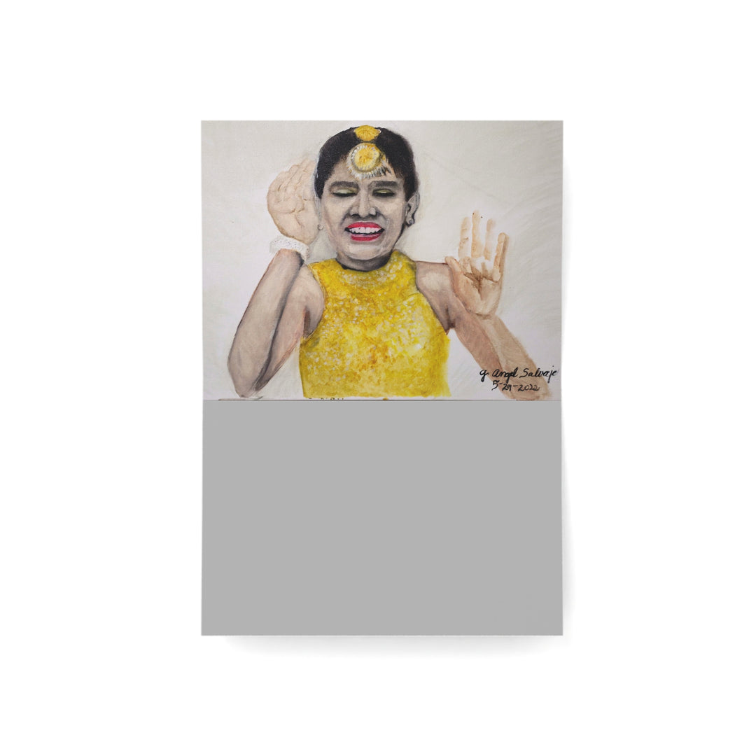 Dancing in the Streets Greeting Cards - Handcrafted Designs for All Occasions - Set of 1, 10, 30, 50