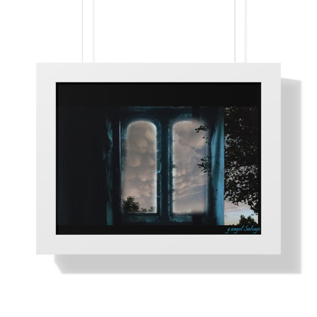 Walk into the Sky Framed Horizontal Poster