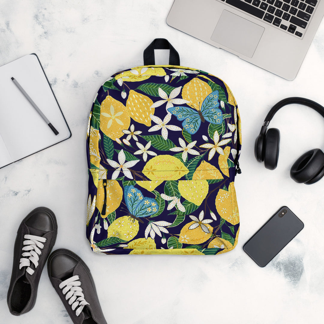 Lemons and Butterflies Backpack